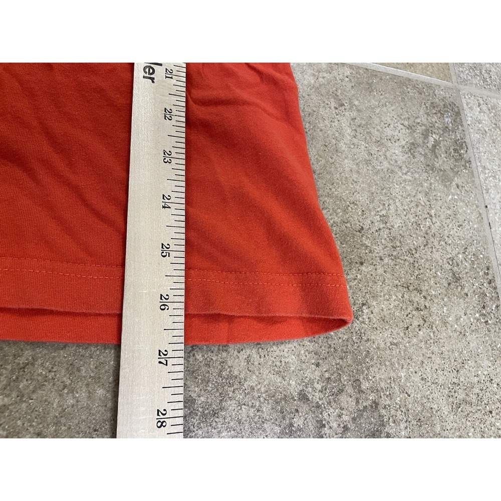 Lacoste Shirt Men's Sz 6 XL Orange Graphic T-Shirt Regular Fit Short Sleeve - Picture 6 of 7